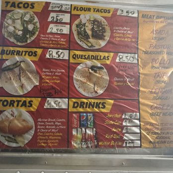 Tacos Degollado - This us their menu as of 2/7/2022. - Mexican Near Me - Des Moines, Iowa Tacos Degollado - This us their menu as of 2/7/2022. - Mexican Near Me - Des Moines, Iowa
