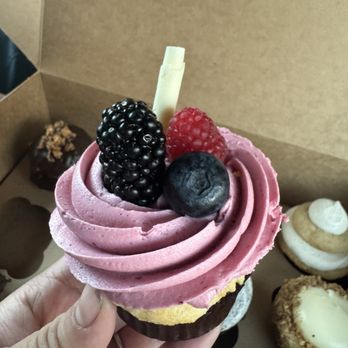 My Delight CupCakery - Mixed Berry Lemonade I'd rather walk on glass this cupcake was a straight NO I even got mad I I decided to try something new! - Desserts Near Me - Ontario, California My Delight CupCakery - Mixed Berry Lemonade I'd rather walk on glass this cupcake was a straight NO I even got mad I I decided to try something new! - Desserts Near Me - Ontario, California