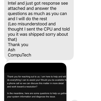 CompuTech - Claim was "submitted" on 12 May 2026 requesting information needed to submit the claim. - IT Services & Computer Repair Near Me - Garden Grove, California