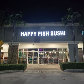 Happy Fish Sushi - Entrance - Sushi Bars Near Me - Pembroke Pines, Florida