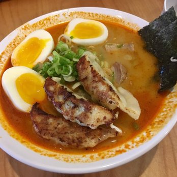 GoBistro - Curry Ramen with extra nitamago egg, gyoza and pork belly - Sushi Bars Near Me - Hollywood, Florida GoBistro - Curry Ramen with extra nitamago egg, gyoza and pork belly - Sushi Bars Near Me - Hollywood, Florida