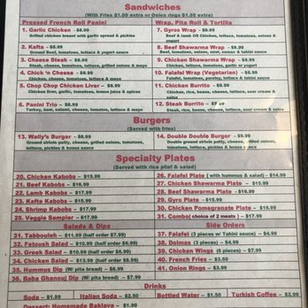 Wally's Cafe - Mediterranean Near Me - Rocklin, California Wally's Cafe - Mediterranean Near Me - Rocklin, California