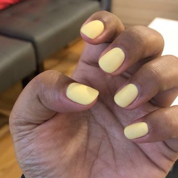 Beautique Lash & Nails - Matted pastel yellow. - Nail Salons Near Me - Philadelphia, Pennsylvania