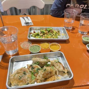 Momo's Master - Pan fried momo and honey bacon brussels - Himalayan/Nepalese Near Me - Chapel Hill, North Carolina Momo's Master - Pan fried momo and honey bacon brussels - Himalayan/Nepalese Near Me - Chapel Hill, North Carolina