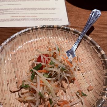 Must be Thai - Pok Pok Thai papaya salad reminded - Thai Near Me - San Jose, California