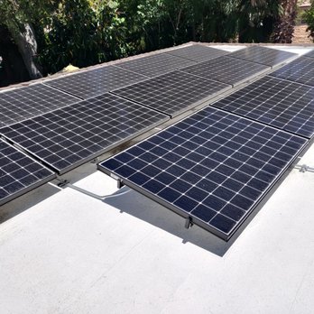Green Convergence - Flat roof with panel pointed toward morning sun - Solar Installation Near Me - Valencia, California