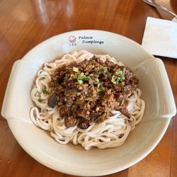 Palace Dumplings - Noodles with eggplant and pork