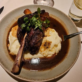 Buckeye Roadhouse - Lamb shank, I asked for a mashed potato substitute. So very good! - American Near Me - Mill Valley, California Buckeye Roadhouse - Lamb shank, I asked for a mashed potato substitute. So very good! - American Near Me - Mill Valley, California