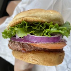 Red Line Burgers - A classic Red Line Burger at Red Line Burgers