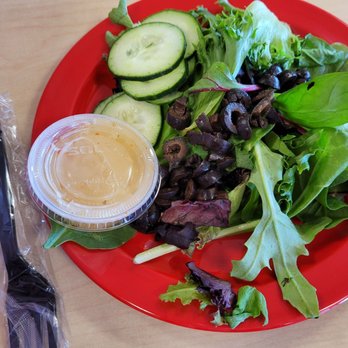 Cicis Pizza - Salad with Italian Dressing - Pizza Near Me - Aurora, Colorado