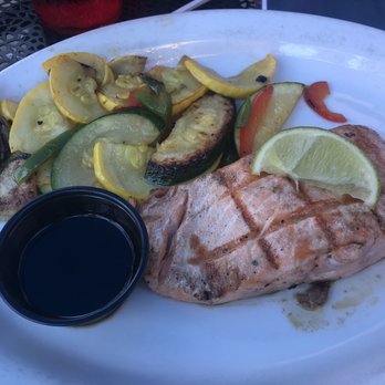 The Breezeway - Canadian salmon and seasonal veggies; Delish!! - New American Near Me - Sanford, Florida The Breezeway - Canadian salmon and seasonal veggies; Delish!! - New American Near Me - Sanford, Florida