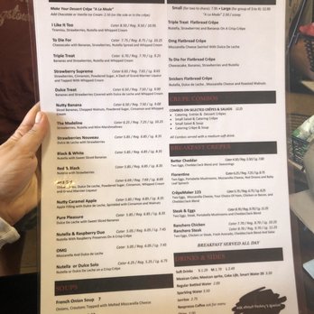 CrêpeMaker - Menu - Caterers Near Me - Miami, Florida
