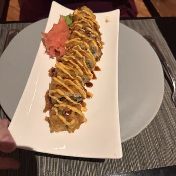 Jia - Godzilla Roll 23.88 Tempura Fried, Crispy Shrimp, Crab Stick, Cucumber, Avocado, Eel Sauce & Spicy Mayonnaise - Asian Fusion Near Me - Biloxi, Mississippi Jia - Godzilla Roll 23.88 Tempura Fried, Crispy Shrimp, Crab Stick, Cucumber, Avocado, Eel Sauce & Spicy Mayonnaise - Asian Fusion Near Me - Biloxi, Mississippi