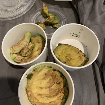 WaBa Grill - Disgusting avocados we paid extra for as we do all the time. Who lets the food get this bad, then sends it out,like it's okay?! - Fast Food Near Me - Upland, California WaBa Grill - Disgusting avocados we paid extra for as we do all the time. Who lets the food get this bad, then sends it out,like it's okay?! - Fast Food Near Me - Upland, California