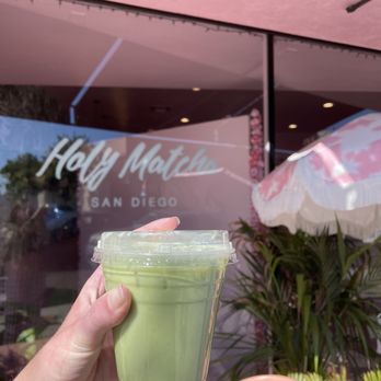 Holy Matcha - Outside with my Holy Glow matcha! - Tea Rooms Near Me - San Diego, California Holy Matcha - Outside with my Holy Glow matcha! - Tea Rooms Near Me - San Diego, California