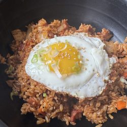 J Kitchen Korean & Japanese - Kimchi Bacon Fried Rice
