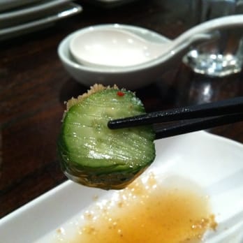 IPPUDO NY - Attention-to-detail cooking - look at the surface of the cucumber please. - Ramen Near Me - New York, New York