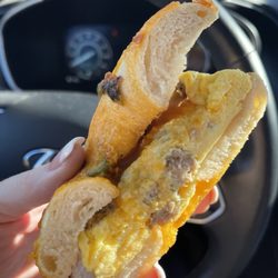 Park City Bread & Bagel - No patty just a few crumbles for almost 10 bucks. Super lack luster