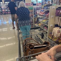 Waited 3 hours to get this close to the register!!!!