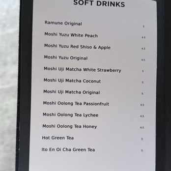 Mensho - Drink menu - Noodles Near Me - Houston, Texas Mensho - Drink menu - Noodles Near Me - Houston, Texas