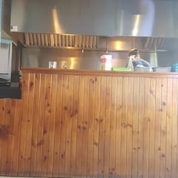 Duckworth's Fish & Chips - Inside takeout area with main entrance to the right