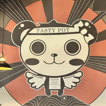 Tasty Pot - Looks like a mascot for the restaurant? - Taiwanese Near Me - Mesa, Arizona