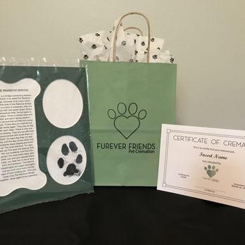 Furever Friends Pet Cremation - Sample return package - Pet Cremation Services Near Me - Thomasville, Georgia Furever Friends Pet Cremation - Sample return package - Pet Cremation Services Near Me - Thomasville, Georgia