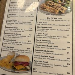 The Wine Journal - Food Menu