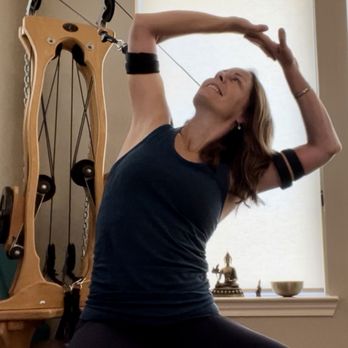 Gentle Physical Therapy - Using GYROTONIC tower to open up movement in the shoulders and entire spine. Bliss! - Physical Therapy Near Me - Katy, Texas