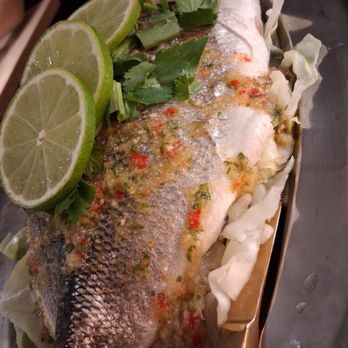 When In Bangkok - Another photo for the steamed fish platter - Thai Near Me - Flushing, New York When In Bangkok - Another photo for the steamed fish platter - Thai Near Me - Flushing, New York