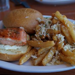 Salmon Burger Salmon Burger