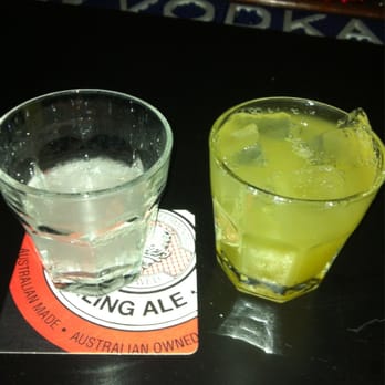 Bar 35 - Patron with pine back - Bars Near Me - Honolulu, Hawaii