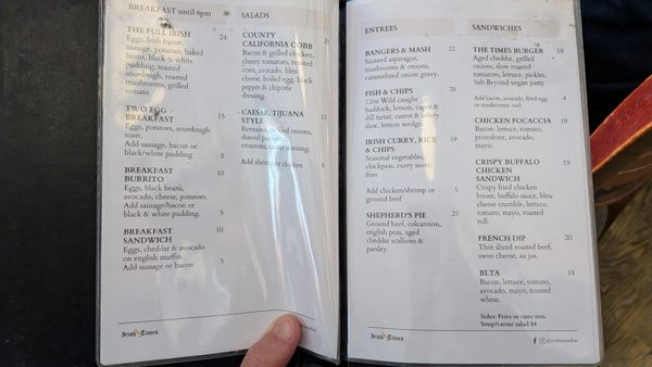 Menu photo 3 Irish Times San Francisco, CA Menu photo 3 Irish Times San Francisco, CA