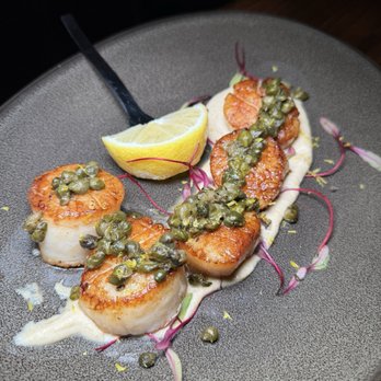 Morgan - PAN-SEARD SEA SCALLOPS - Italian Near Me - Westwood, New Jersey Morgan - PAN-SEARD SEA SCALLOPS - Italian Near Me - Westwood, New Jersey