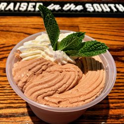 Pat Murnane's Irish Pub - This is delicious!  Usually served layered beautifully in a martini glass....but beautiful served in a "to go" container too!!!
