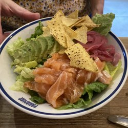 Panamar - Sashimi Salmon Salad (10 euro)