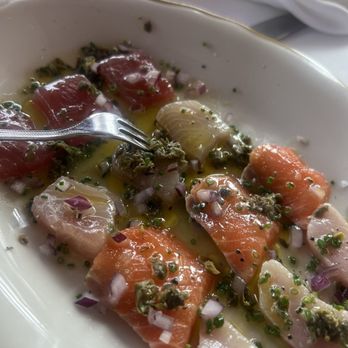 Clark's Oyster Bar - Crudo platter - Desserts Near Me - Malibu, California