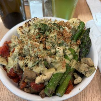 Westville Long Island City - Chicken Thigh Pesto Rice Bowl - American Near Me - Queens, New York Westville Long Island City - Chicken Thigh Pesto Rice Bowl - American Near Me - Queens, New York