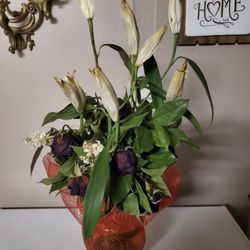 Rubidoux Flower Shop - The lilies NEVER opened up!!!
