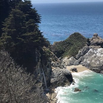 Big Sur Lodge - McWay Falls ! Parking pass provided by Lodge  .... can pull into parking lot for the falls - Hotels Near Me - Big Sur, California