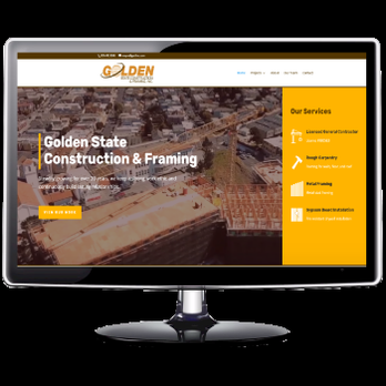 Web Design Just For You - Example of website designed for large contractor - Web Design Near Me - Modesto, California
