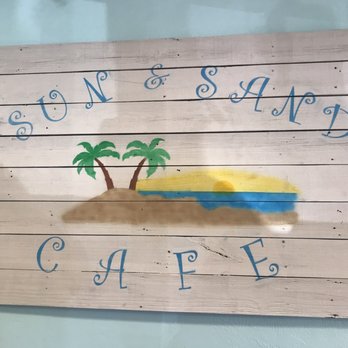 Sun & Sand Cafe - Inside signage - American Near Me - Ormond Beach, Florida