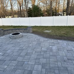 Brickstone Landscaping & Patio - Patio, Firepit, and Sitting Wall