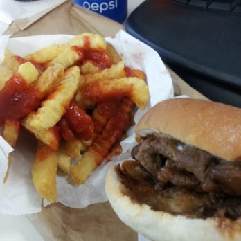 New Queen Barbeque - Teri beef sandwich, pepsi and fries with kethup and shriracha..yum! - Hawaiian Near Me - Honolulu, Hawaii New Queen Barbeque - Teri beef sandwich, pepsi and fries with kethup and shriracha..yum! - Hawaiian Near Me - Honolulu, Hawaii