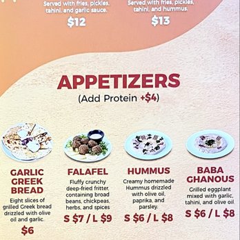 Simply Pita - Menu - Falafel Near Me - Fresno, California