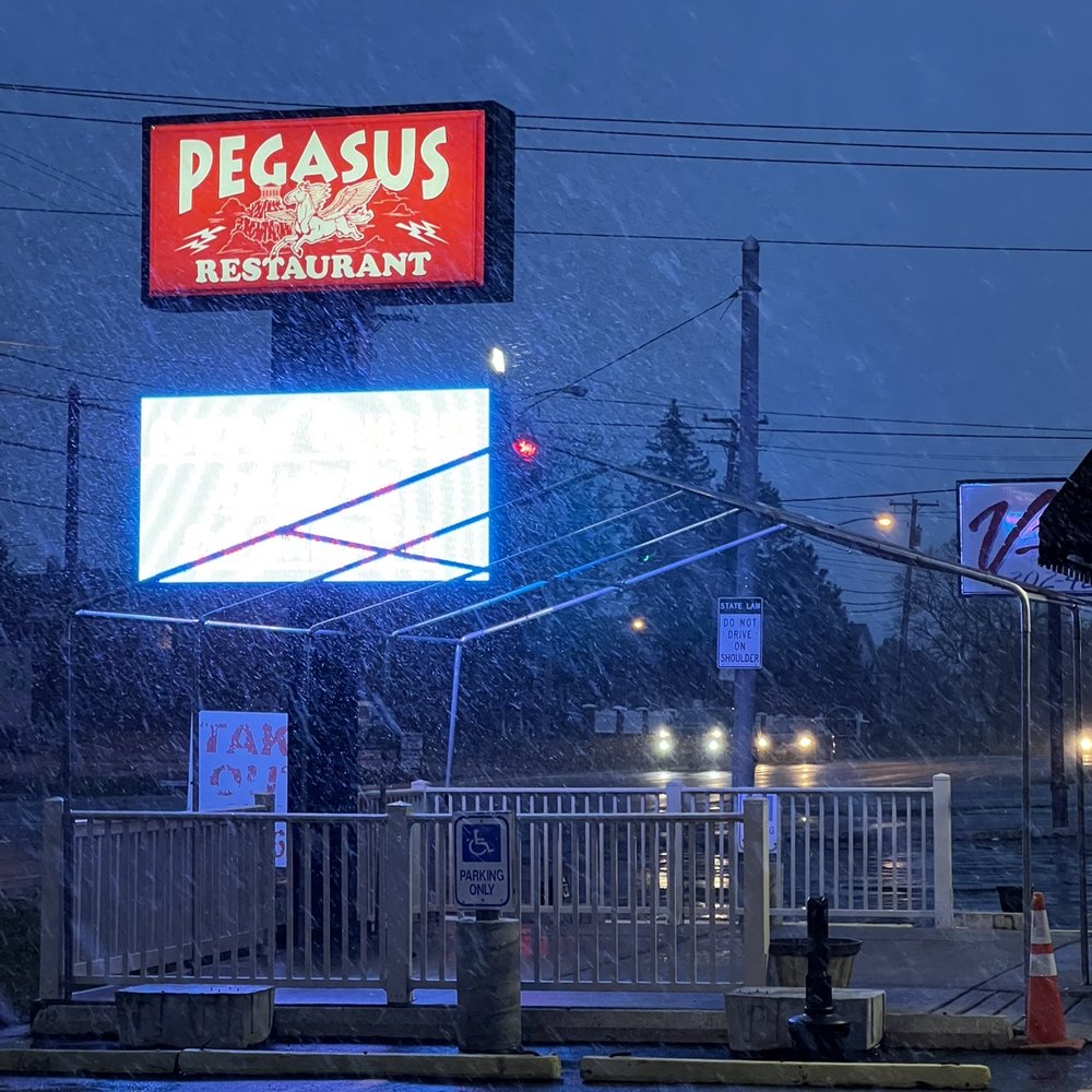 Pegasus restaurant - Sign outside - Diners Near Me - Hamburg, New York Pegasus restaurant - Sign outside - Diners Near Me - Hamburg, New York