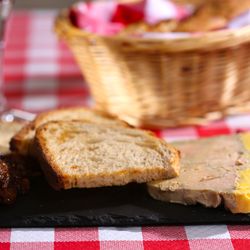 Homemade foie gras of duck