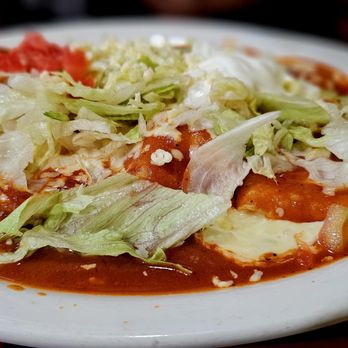 Crazy Mexico Restaurant - Enchiladas supreme.. 4 enchiladas (beef, chicken, beans, cheese) topped with cheese, lettuce and sour cream - New American Near Me - Burlington, North Carolina Crazy Mexico Restaurant - Enchiladas supreme.. 4 enchiladas (beef, chicken, beans, cheese) topped with cheese, lettuce and sour cream - New American Near Me - Burlington, North Carolina