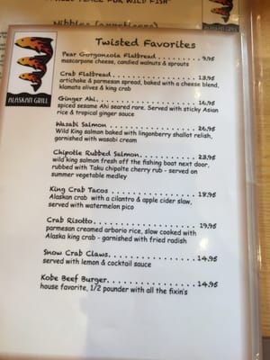 Menu photo 8 Twisted Fish Company Alaskan Grill Juneau, AK
