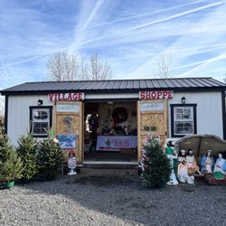 Snowflake Village Christmas Trees